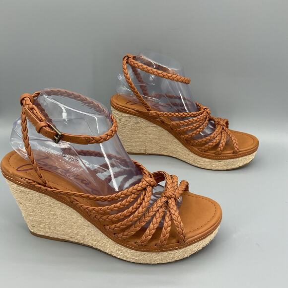 NEW Zodiac Women’s Shana Espadrille Wedge Sandals Brown Size 11M - Picture 1 of 10